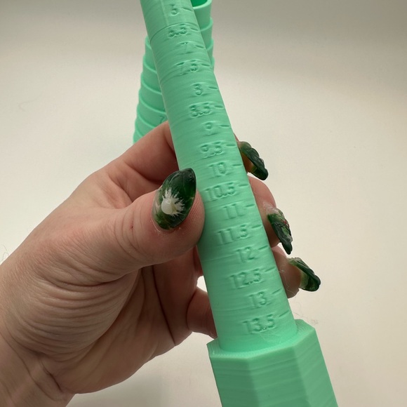 3 piece set:  Bracelet & Ring Sizer Set & Cell Phone Stand - custom color - Picture 5 of 6